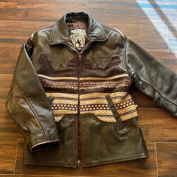 winlit Jackets & Blazers - Brown leather bomber jacket